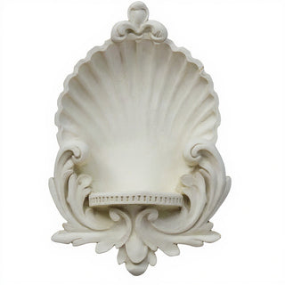 Scalloped Niche Wall Niche - 26-inch — Antique White finish