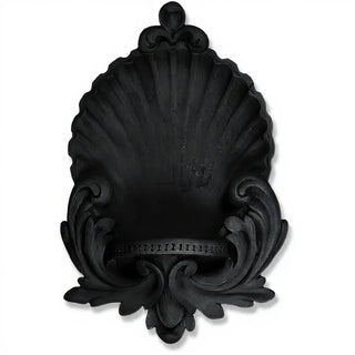 Scalloped Niche Wall Niche - 26-inch — Dusted Black finish