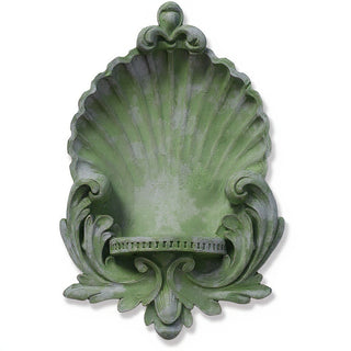 Scalloped Niche Wall Niche - 26-inch — Mossy Green finish