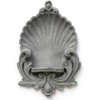 Scalloped Niche Wall Niche - 26-inch — Old Stone finish