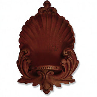 Scalloped Niche Wall Niche - 26-inch — Rust finish