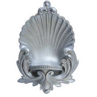 Scalloped Niche Wall Niche - 26-inch — Silver finish