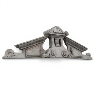 Baird Overdoor Pediment Architectural Accent — Antique Stone finish