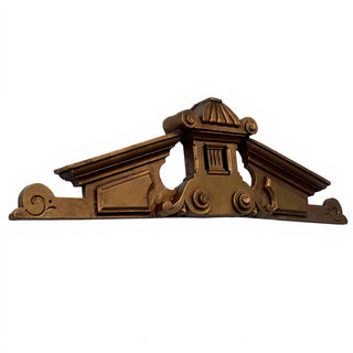 Baird Overdoor Pediment Architectural Accent — Bronze finish