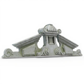 Baird Overdoor Pediment Architectural Accent — Mossy Green finish