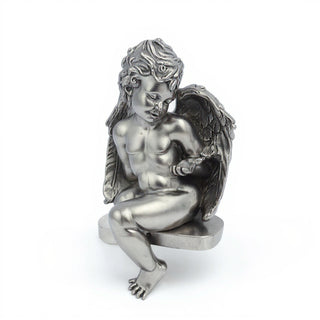 Angelic Innocence Statue - 11-inch — Antique Silver finish