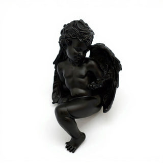 Angelic Innocence Statue - 11-inch — Flat Black finish