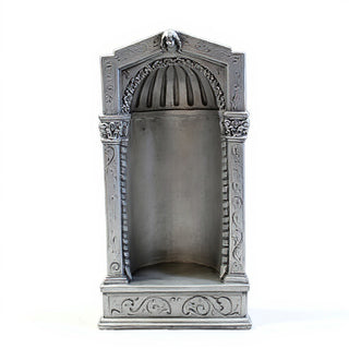 Baroque Niche Wall Niche - 54-inch — Antique Silver finish