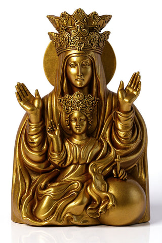 Mother & Child Plaque Rec Statue - 25-inch