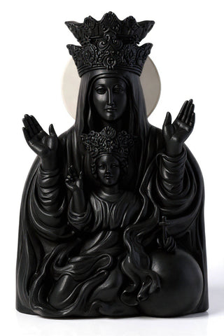 Mother & Child Plaque Rec Statue - 25-inch