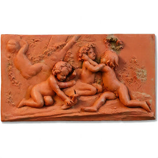 Cherubs of Springtime Wall Plaque — Metro finish