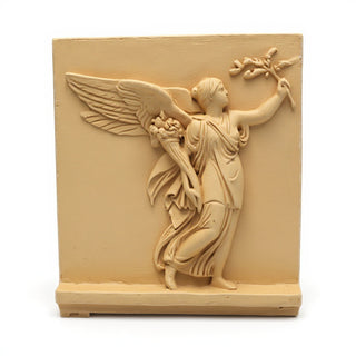 Angel of Peace Wall Plaque - 24-inch — Dusted Sand finish