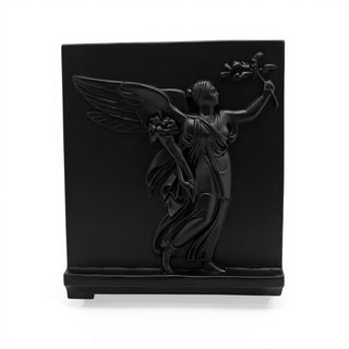 Angel of Peace Wall Plaque - 24-inch — Flat Black finish