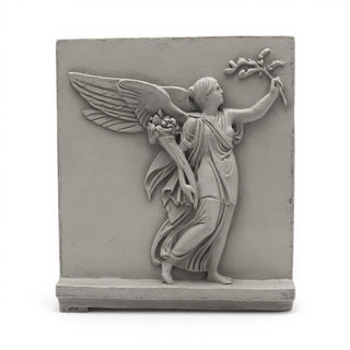 Angel of Peace Wall Plaque - 24-inch — Old Stone finish
