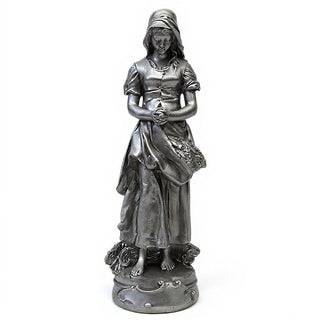 Saint Joan of Arc Statue - 28-inch — Aged Silver finish