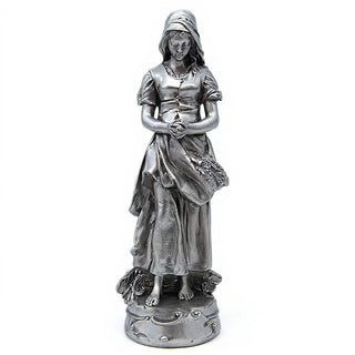Saint Joan of Arc Statue - 28-inch — Antique Silver finish