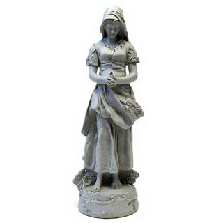 Saint Joan of Arc Statue - 28-inch — Limestone finish