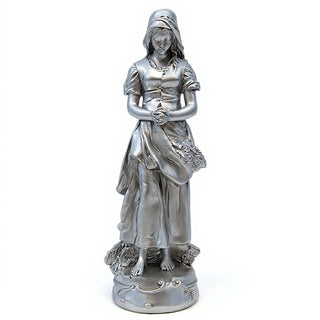 Saint Joan of Arc Statue - 28-inch — Silver finish
