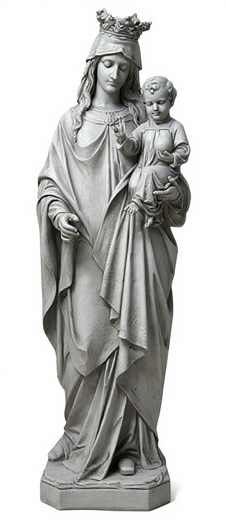 Blessed Virgin Mary & Child Statue - 65-inch