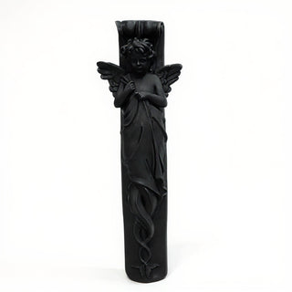 Palazzo Angel Wall Relief - 33-inch — Dusted Black finish