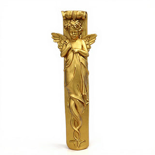 Palazzo Angel Wall Relief - 33-inch — Deep Gold finish