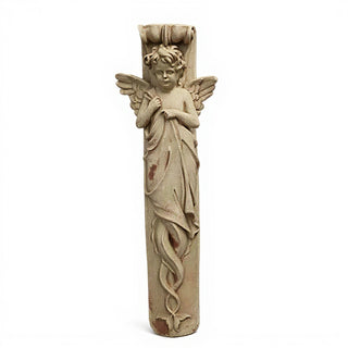 Palazzo Angel Wall Relief - 33-inch — Gothic Stone finish