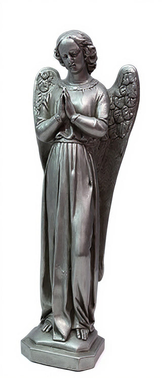 Angel Cari Hands Prayer Statue - 21-inch