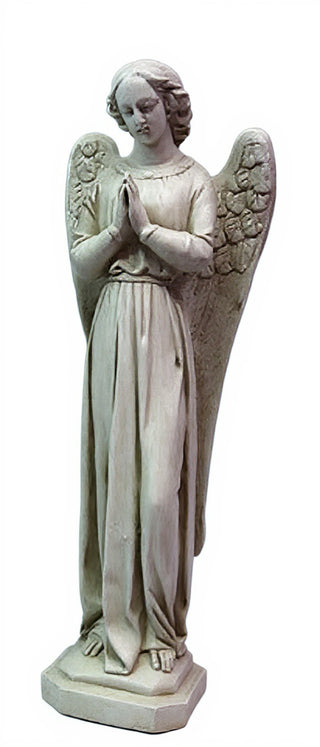 Angel Cari Hands Prayer Statue - 21-inch