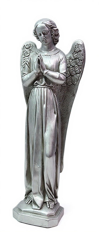 Angel Cari Hands Prayer Statue - 21-inch