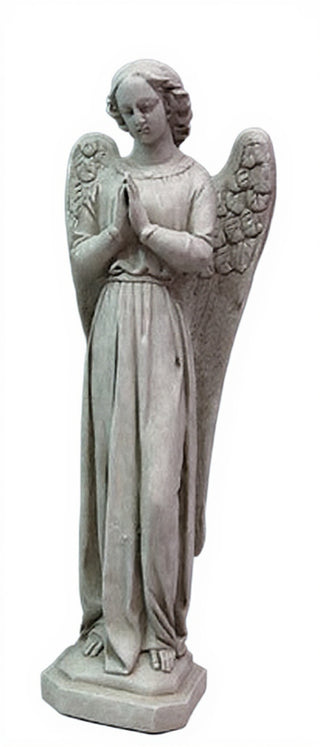 Angel Cari Hands Prayer Statue - 21-inch