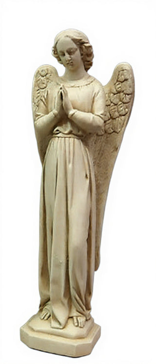 Angel Cari Hands Prayer Statue - 21-inch