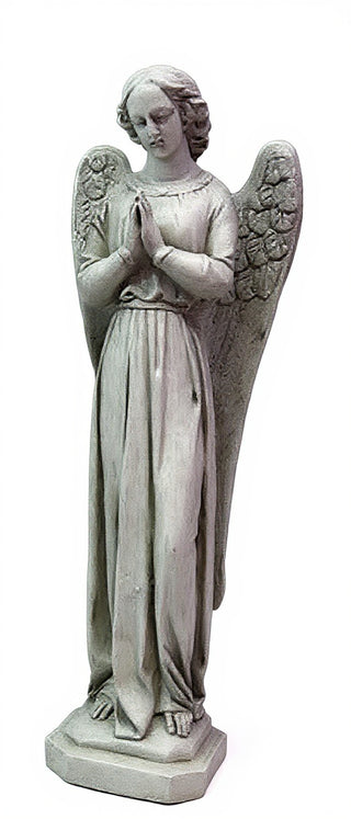Angel Cari Hands Prayer Statue - 21-inch