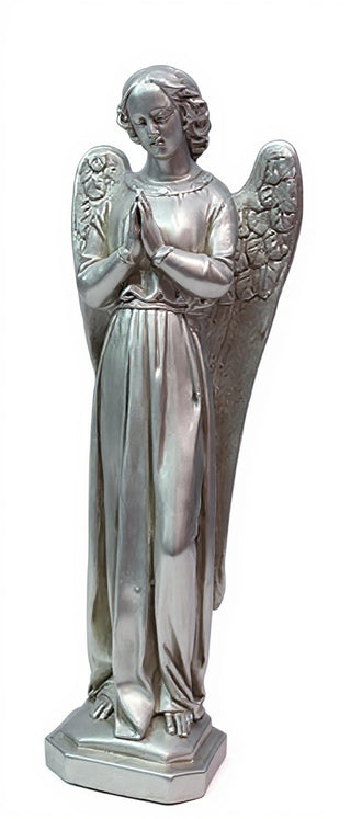 Angel Cari Hands Prayer Statue - 21-inch