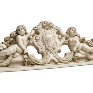 Devonshire Wall Pediment — Antique White finish