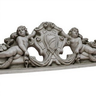 Devonshire Wall Pediment — Limestone finish