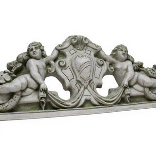 Devonshire Wall Pediment — Mossy Green finish