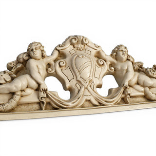 Devonshire Wall Pediment — Museum Terracotta finish