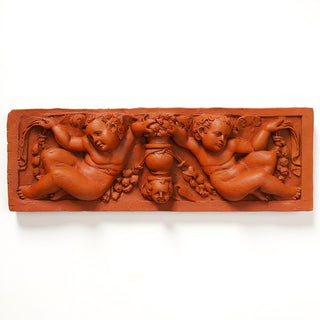 Angels with Urn Wall Plaque — Metro finish