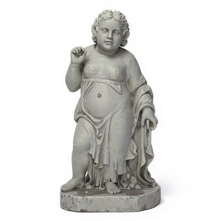 Angels with Urn Wall Plaque — Old Stone finish