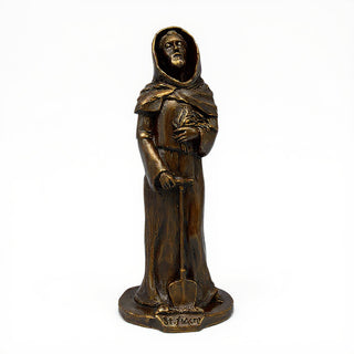 Saint Fiacre Statue - 27.5-inch — Bronze finish