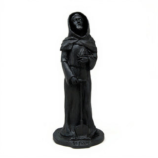 Saint Fiacre Statue - 27.5-inch — Dusted Black finish