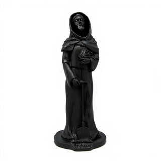 Saint Fiacre Statue - 27.5-inch — Flat Black finish