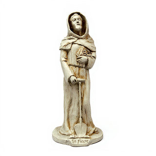 Saint Fiacre Statue - 27.5-inch — Museum Terracotta finish