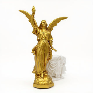 Angel of Light, Right Statue - 120-inch — Deep Gold finish
