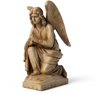 Adoration Angel Statue - 29-inch — Gothic Stone finish