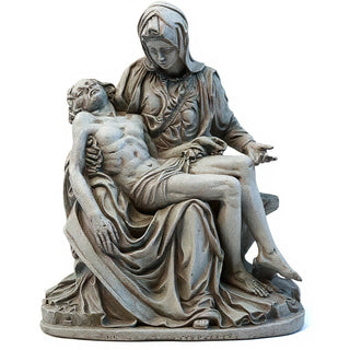 Pietà Statue - 14-inch — Antique Stone finish