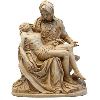 Pietà Statue - 14-inch — Dusted Sand finish