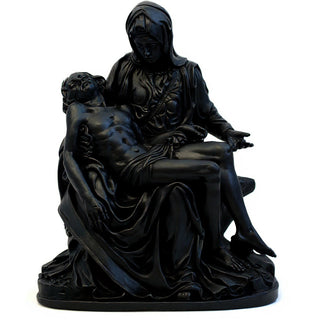 Pietà Statue - 14-inch — Flat Black finish
