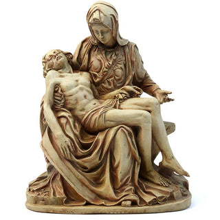 Pietà Statue - 14-inch — Gothic Stone finish