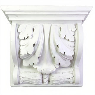 Scroll Hennsley Bracket — Flat White finish